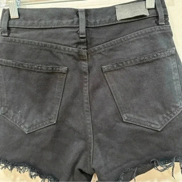Carmar black frayed distressed denim shorts 25 - Picture 8 of 11